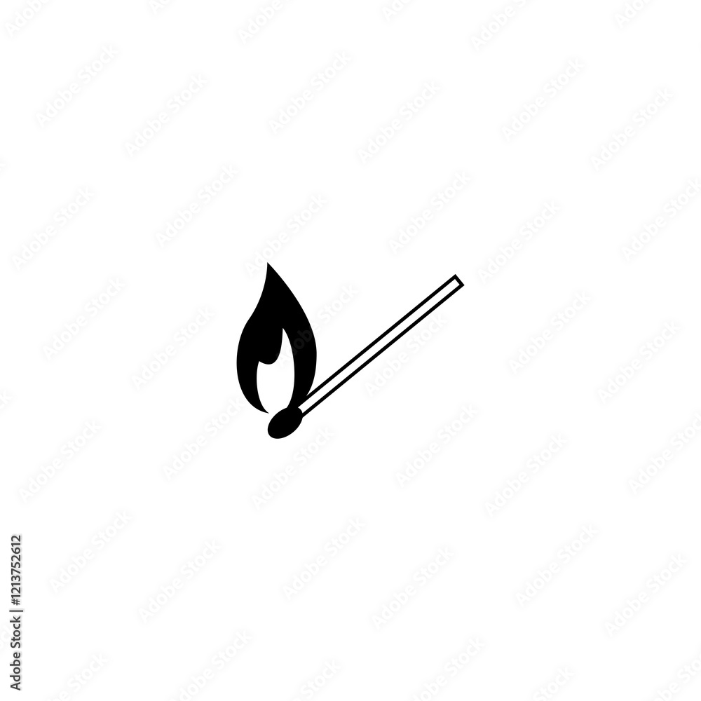 Matches icon isolated on white background Matches icon isolated on white background