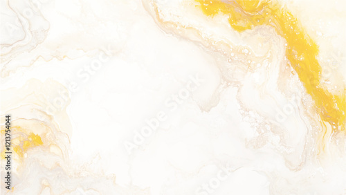 Yellow and white marble background. Luxury Acrylic Pour Color Liquid abstract surfaces texture, Multicolored pastel abstract background. Gentle tones paper texture. 