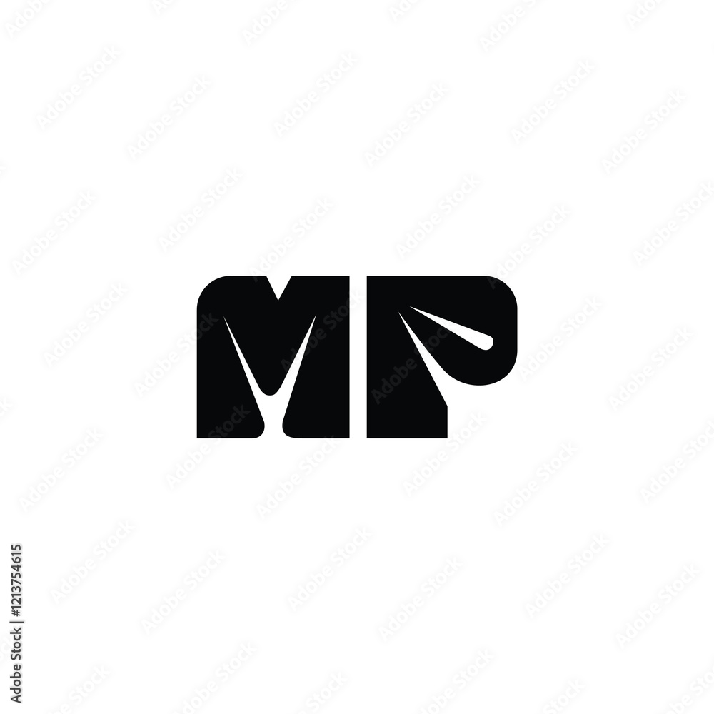MP monogram logo design letter text name symbol monochrome logotype alphabet character simple logo MP monogram logo design letter text name symbol monochrome logotype alphabet character simple logo