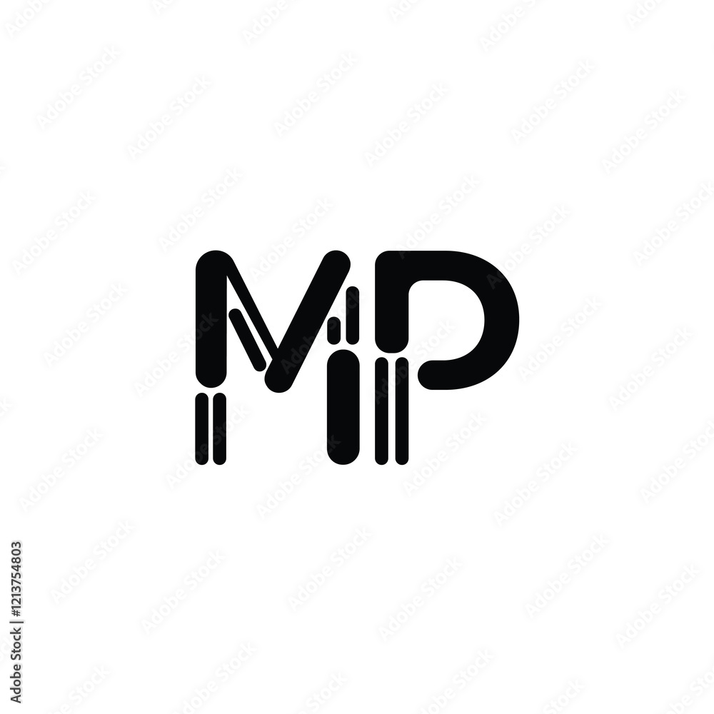 MP monogram logo design letter text name symbol monochrome logotype alphabet character simple logo MP monogram logo design letter text name symbol monochrome logotype alphabet character simple logo
