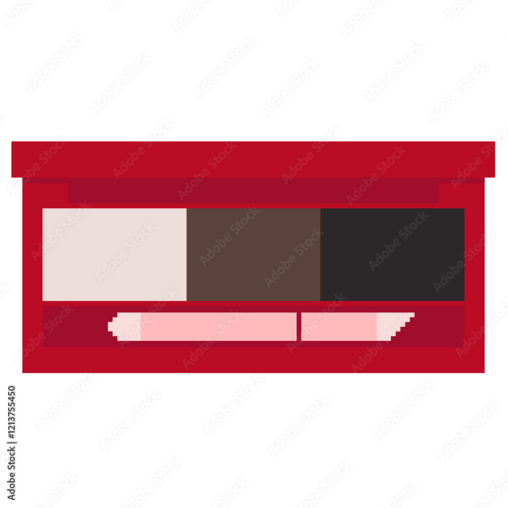 New beauty series in spring cosmetic icon pack