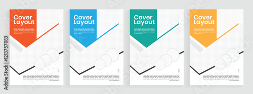 annual report cover template, book cover, leaflet cover presentation, vector template design for brochure, and flyer.