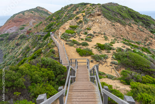 Cape Schanck is the southernmost tip of the Mornington Peninsula, Melbourne, Victoria, Australia.
 photo