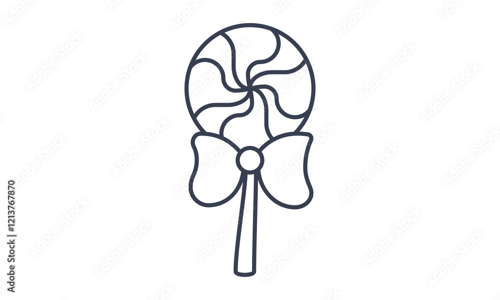 Lollipop icon vector sign and symbol isolated on white background, Lollipop logo concept Lollipop icon vector sign and symbol isolated on white background, Lollipop logo concept
