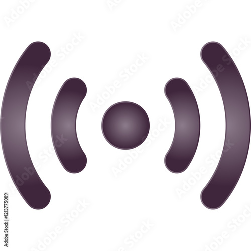 Simple vector icon wi fi
