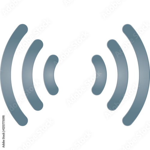 Simple vector icon wi fi