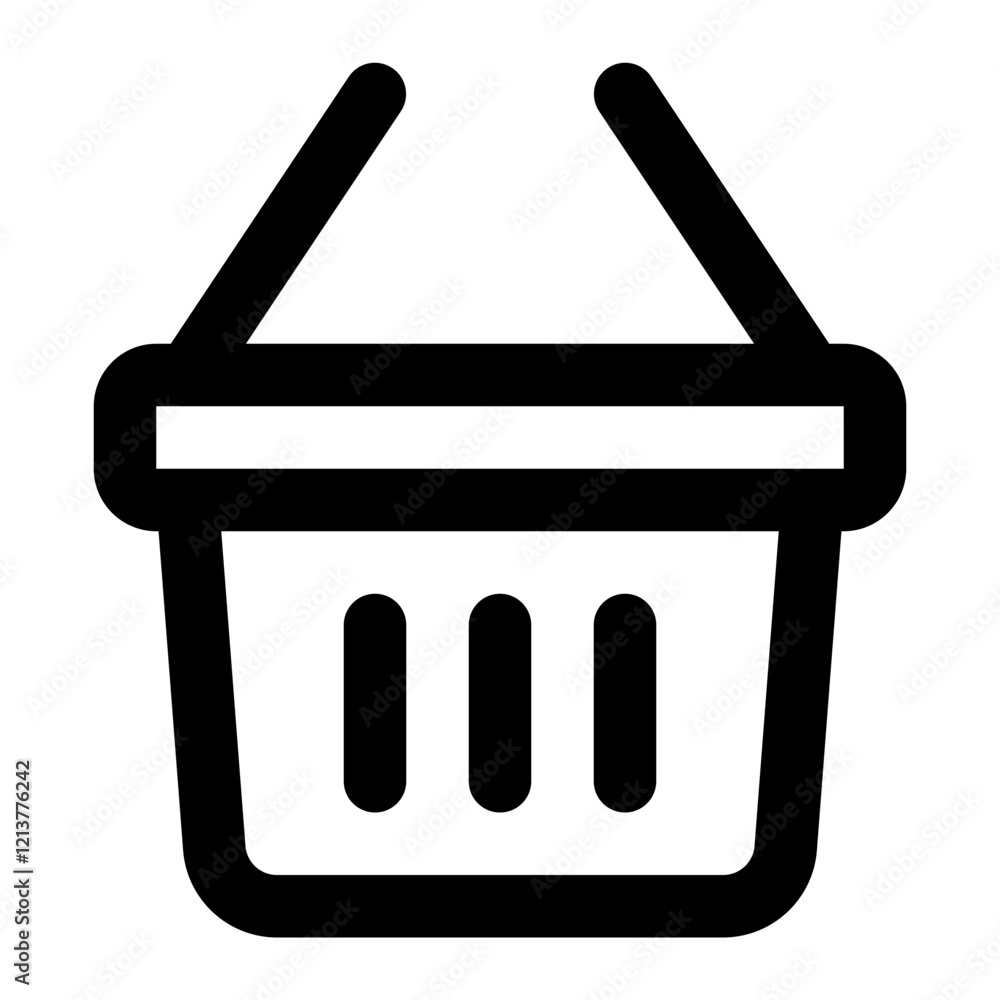 basket icon for illustration basket icon for illustration