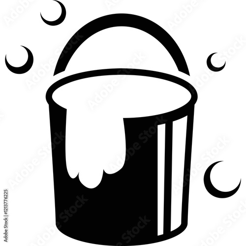 Simple vector icon bucket