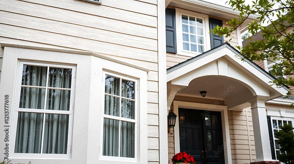 Elegant Home Exterior: Modern Architecture, Classic Design, Curb Appeal Elegant Home Exterior: Modern Architecture, Classic Design, Curb Appeal