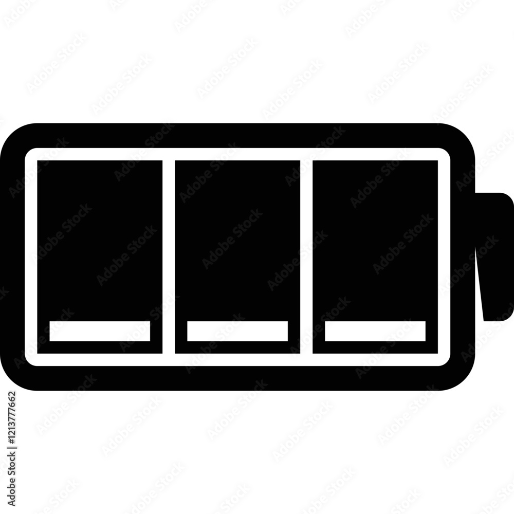 Simple vector icon battery
Simple vector icon battery