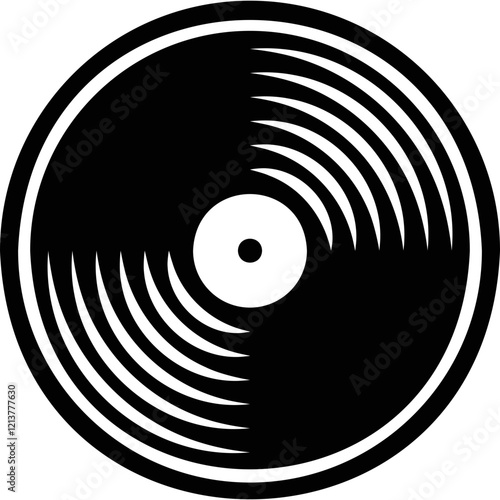 Simple vector disk icon
