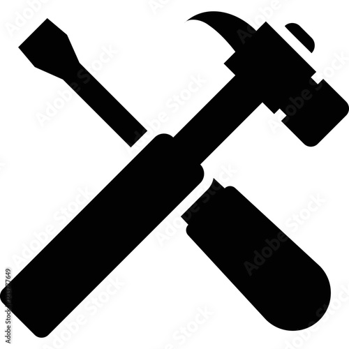 Simple vector icon repair tools