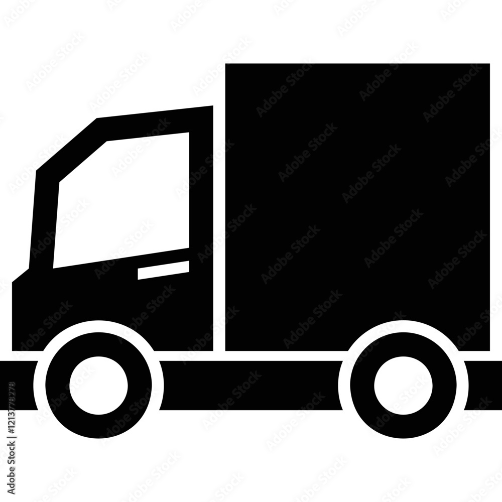 Simple vector icon truck
Simple vector icon truck