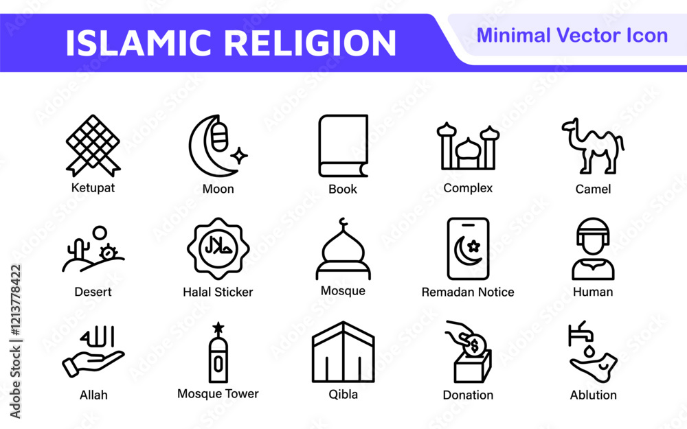 Islamic Icon Set. A beautifully crafted collection of icons reflecting Islamic culture and traditions, educational materials, apps, and websites, and Islamic community. Islamic Icon Set. A beautifully crafted collection of icons reflecting Islamic culture and traditions, educational materials, apps, and websites, and Islamic community.