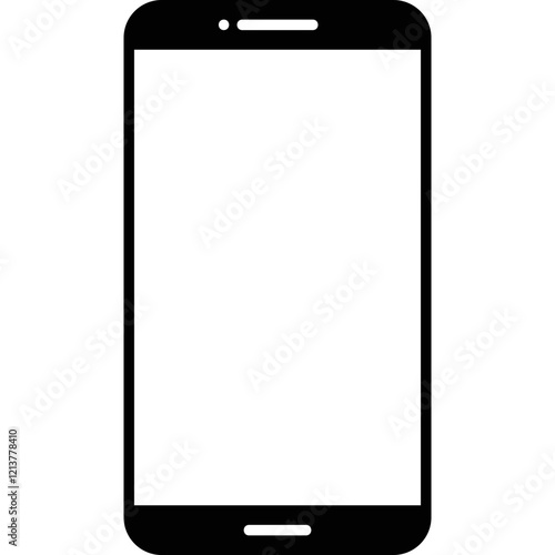 Simple vector icon phone
