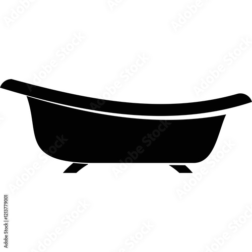 Simple vector icon bath
