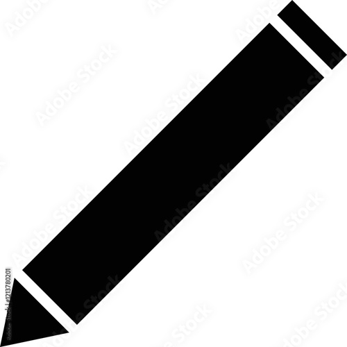 Simple vector icon pencil