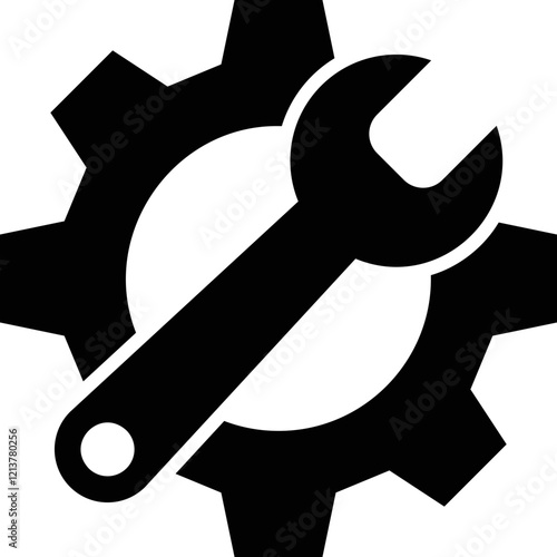 Simple vector icon repair tools