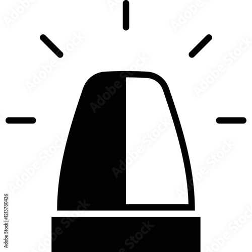 Simple vector icon alarm
