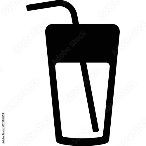 Simple vector icon drink
