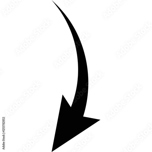 Simple vector icon arrow