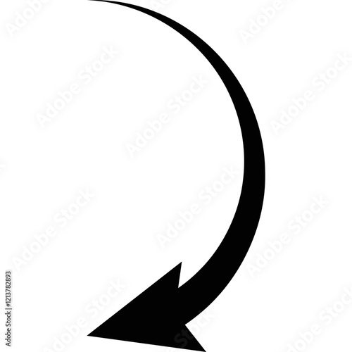 Simple vector icon arrow