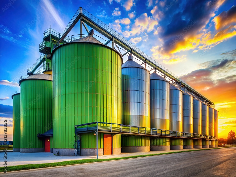 Architectural Storage of Oil Seeds and Nuts - Modern Granary Architectural Storage of Oil Seeds and Nuts - Modern Granary