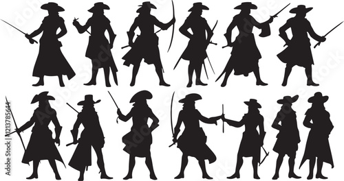 Musketeer  silhouettes