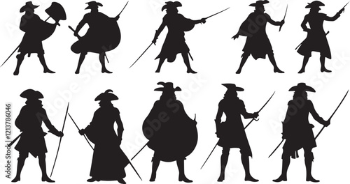 Musketeer  silhouettes