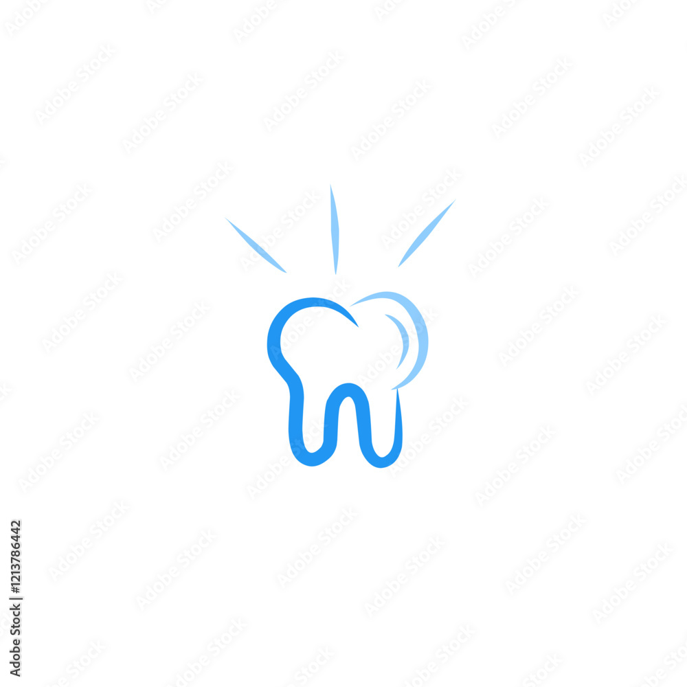 Obraz premium dental logo design