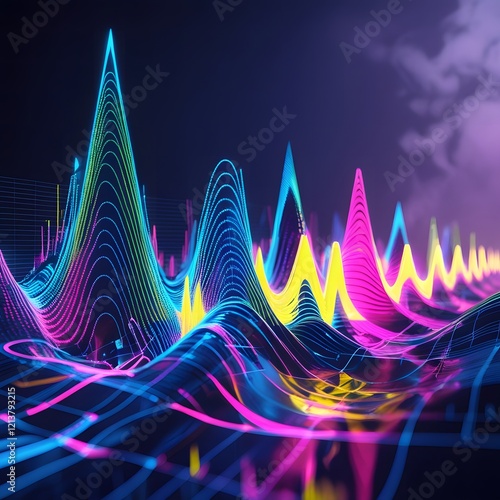 Neon abstract Background