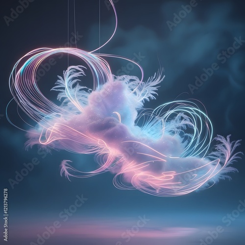 Neon abstract Background