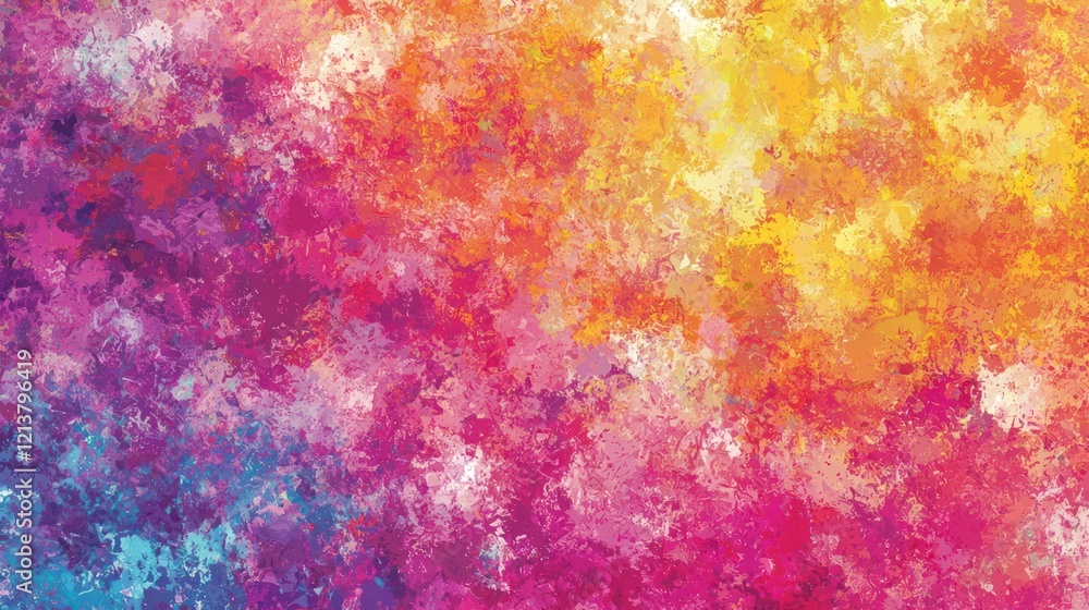 Fototapeta premium Abstract Colorful Splashes of Paint