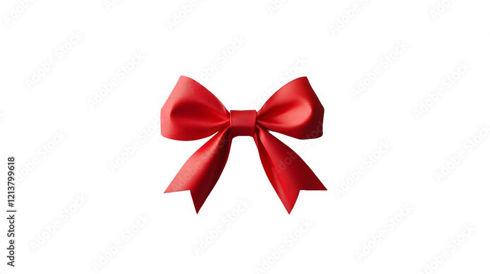 Elegant Red Ribbon Bow: A Festive and Sophisticated Design Element Transparent Background, PNG Elegant Red Ribbon Bow: A Festive and Sophisticated Design Element Transparent Background, PNG