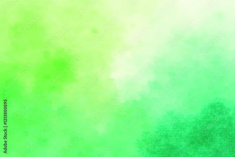 Naklejka premium Abstract lime green and mint watercolor wash texture , botanical, mint