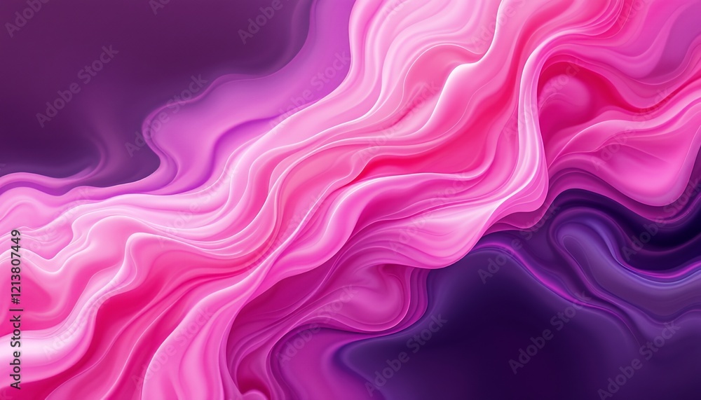 Abstract Pink and Purple Liquid Flow Design Abstract Pink and Purple Liquid Flow Design