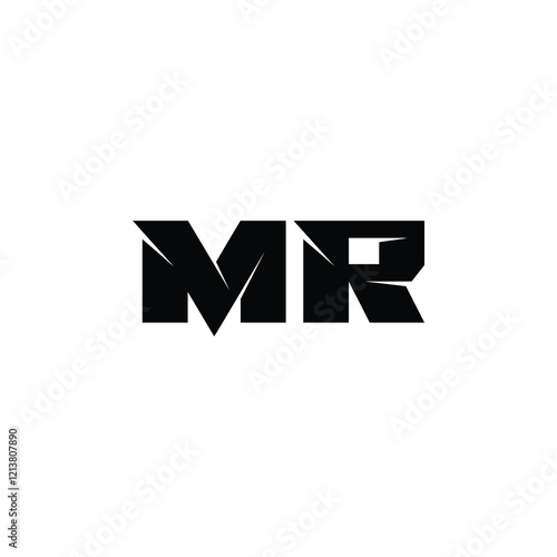 Free Download MR monogram logo design letter text name symbol monochrome logotype alphabet character simple logo - GFXLoad
