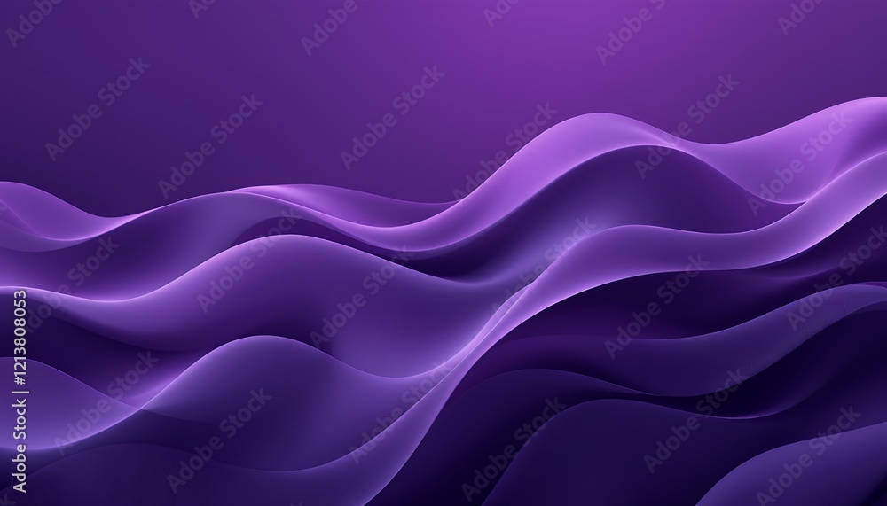 Fototapeta premium Abstract Purple Wave Design for Modern Backgrounds