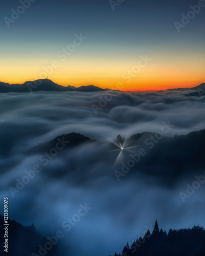 国見ヶ丘の雲海