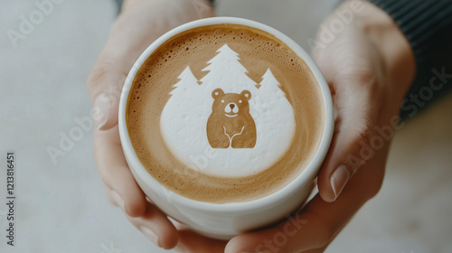 Cozy Coffee Art: Warm hands...