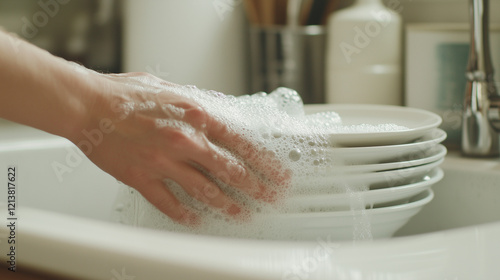 Hand Washing Dishes: A clos...