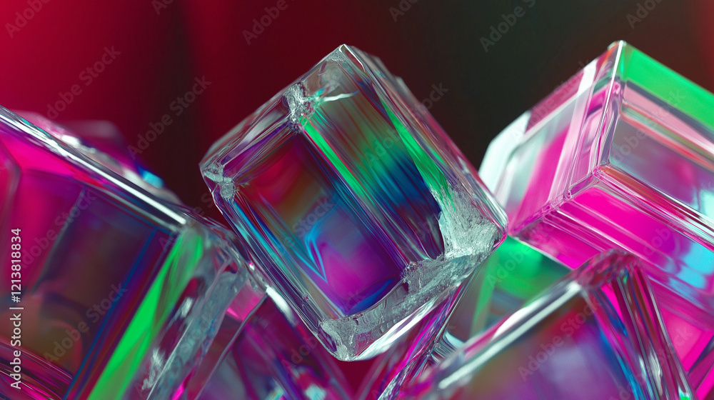abstract shapes in holographic iridescent colors.iridescent neon background fluid liquid glass geometry in motion 3d render. abstract shapes in holographic iridescent colors.iridescent neon background fluid liquid glass geometry in motion 3d render.