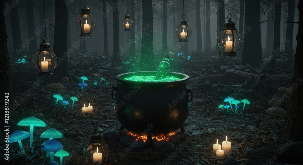 Witch’s Cauldron in the Enchanted Woods Witch’s Cauldron in the Enchanted Woods