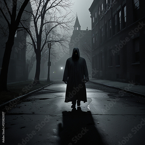 person walking in the street