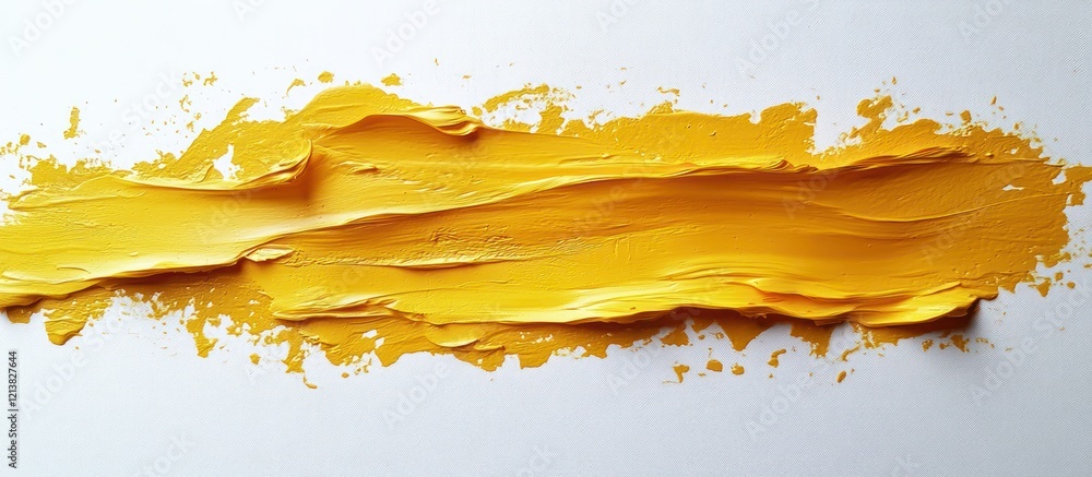 Yellow paint stroke texture background Yellow paint stroke texture background