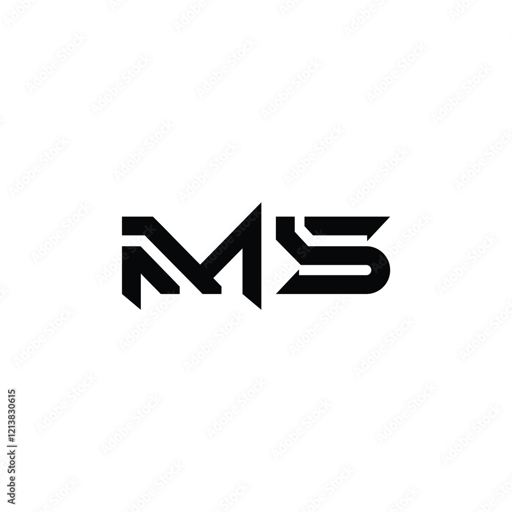 MS monogram logo design letter text name symbol monochrome logotype alphabet character simple logo MS monogram logo design letter text name symbol monochrome logotype alphabet character simple logo