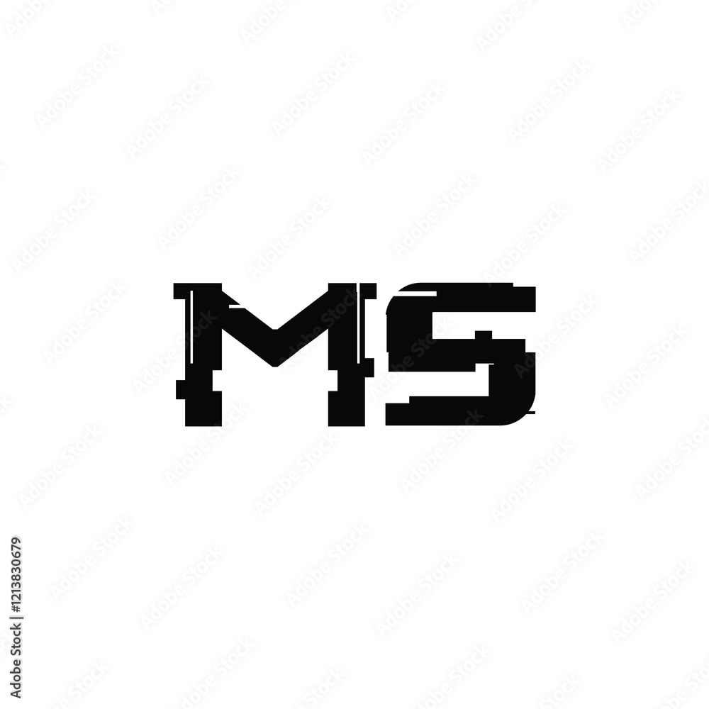 MS monogram logo design letter text name symbol monochrome logotype alphabet character simple logo MS monogram logo design letter text name symbol monochrome logotype alphabet character simple logo