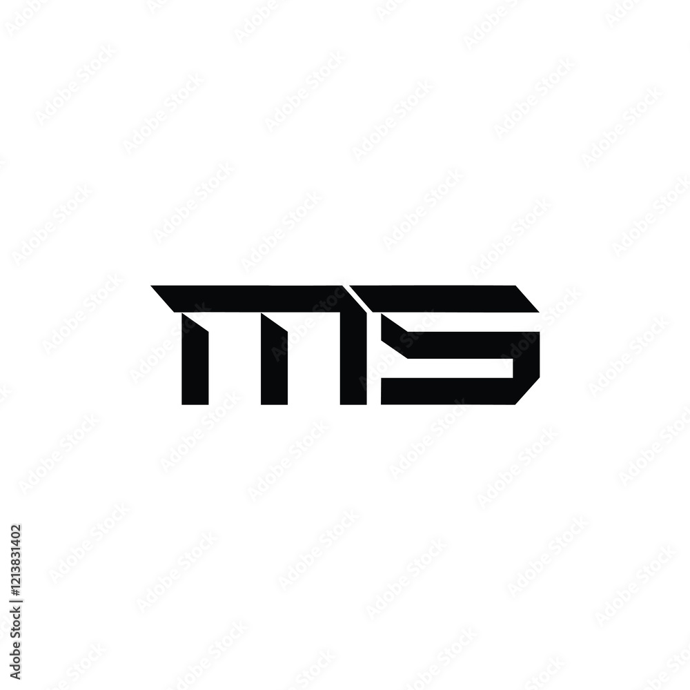 MS monogram logo design letter text name symbol monochrome logotype alphabet character simple logo MS monogram logo design letter text name symbol monochrome logotype alphabet character simple logo