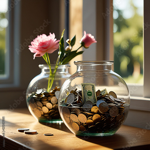 money flower pot