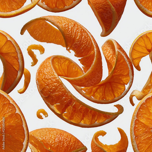 orange slices background